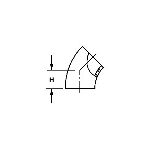 2KSX ELBOW 45◦